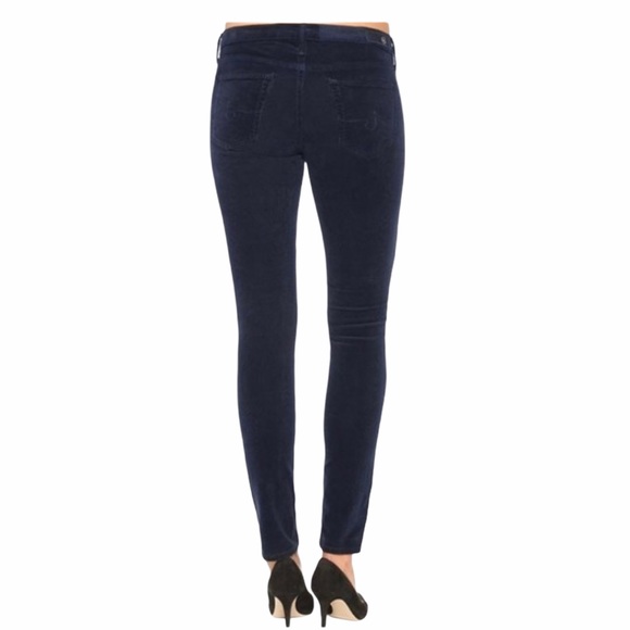 Adriano Goldschmied Corduroy Dark Navy Pants - Picture 3 of 11